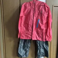 レインウェア 上下セット ピンク グレーのサムネイル