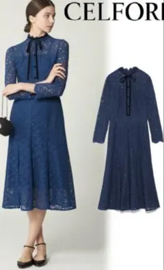 2025年最新】セルフォード ワンピース レース ブルーの人気