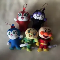 アンパンマンキャラクターぬいぐるみ5体セット即購入⭕️値下げ交渉⭕️バラ売り⭕️