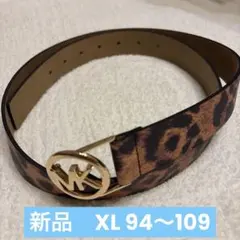 新品 未使用 マイケルコース ヒョウ柄 ベルト XL94〜109のサムネイル