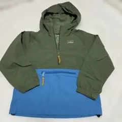 LLBean プルオーバージャケット オリーブグリーン/ブルー