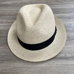 中折れ麦わら帽子