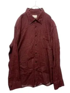s*u様 【M0100】CANTERBURY WOOD 長袖シャツ 4L ワインのサムネイル