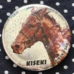 キセキ JRA70周年 缶バッジ　競馬グッズ
