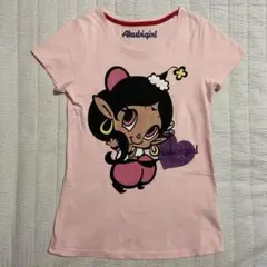 ♦️レディース Tシャツ　レトロアニメ　￼ハクション大魔王　アクビちゃん 美品♦️Ｍ