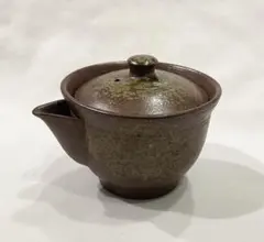 備前焼急須 宝瓶 陶器 茶道具名工 岡安宮山人作 備前 手造宝瓶共箱説明