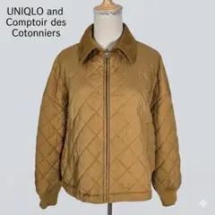 UNIQLO:C ユニクロシー キルティングジャケット S キャメル 人気コラボ