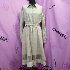 ♥️素敵なデザイン♥️【アーペーセーアンフェイス】シャツワンピース