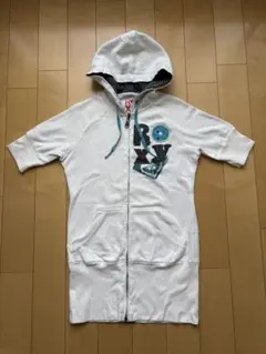 ROXY ロキシー 半袖 ジップアップ パーカー ホワイトのサムネイル