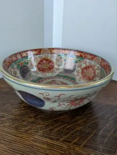 古伊万里　金襴手　双鶴に梅花の図　大振蓋茶碗　2客　D747AS-CHr 古伊万里 金襴手 牡丹鳳凰文 六寸皿 明治時代 E678 | iichi 日々の