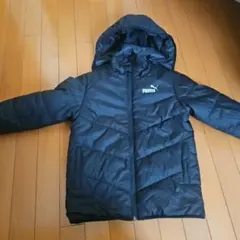 PUMA 黒 ダウンコート フード付き