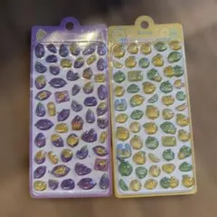 inamazy 3D embossed sticker さつまいも　レモン