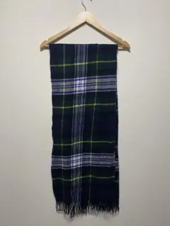 Traditional Weatherwear チェックマフラー ネイビー