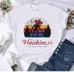 ストレンジャーシングス stranger L tシャツ 半袖　 ホワイト 新品