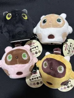 LOVOT ふわころ プルバック ぬいぐるみ3 全4種コンプセット ナムコ