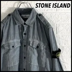 2026年最新】STONE ISLAND メンズ デニムシャツ・ダンガリーシャツの