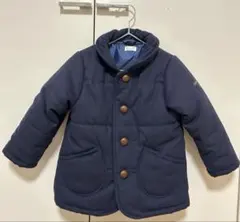 コンビミニ　中綿ジャケット　ネイビー サイズ100