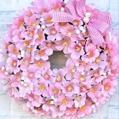 桜♡フラワーリース