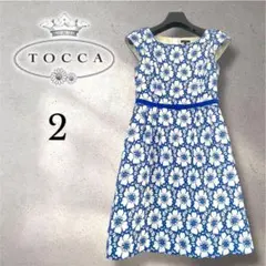 TOCCA トッカ ワンピース 膝丈 半袖 レース - メルカリ