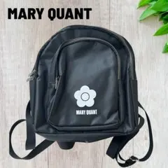 大人気！MARY QUANT 黒　ブラック　バックパック　ミニリュック