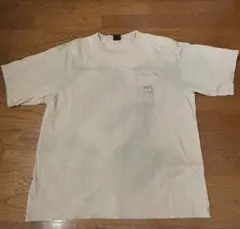 HUF ハフ ワンポイントロゴ ポケットTシャツ ベージュ メンズL おすすめのサムネイル