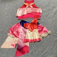 変身プリキュア　キュアバタフライコスプレ衣装 ピンク サテン