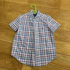 Ralph Lauren 半袖チェックシャツ 130
