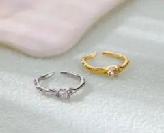 最高級ジルコニアダイヤリング ラスト1✨人気 サージカルステンレス金属アレルギー