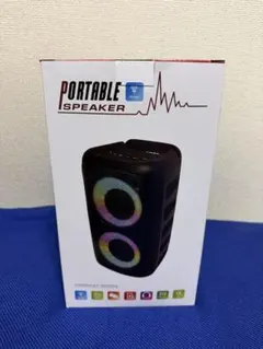 Portable Speaker T17-T 本体 マイク2本付 - メルカリ