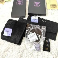 新品　ANNA SUI アナスイ 本水晶　数珠 / 藤雲玉 / ハンカチ 計4点