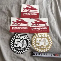 patagonia vans 50th anniversary ステッカーセット