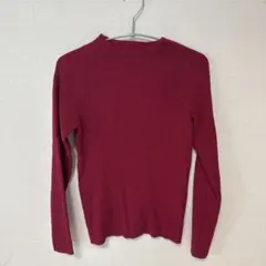 earth music&ecology 長袖ニット ボルドー