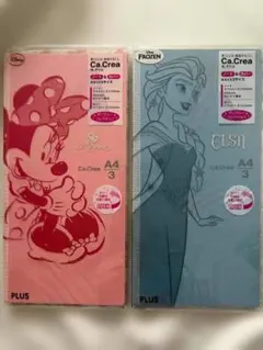 Ca.Crea × Disney 2冊セット｜エルサ＆ミニー A4 PLUSのサムネイル