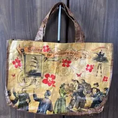 Trader Joe's ビンテージ風トートバッグ