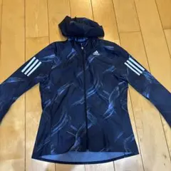 adidas ランニングウィンドブレーカー Sネイビー　レディース