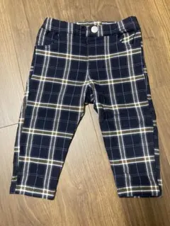 petit main チェック柄パンツ 90cm