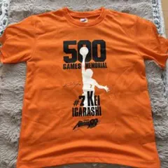 新潟アルビレックスBB 五十嵐圭 500試合記念Tシャツ　Mサイズのサムネイル