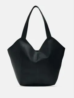 【毎日発送】ZARA トートバッグ ブラック