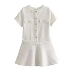 ツイードドレス