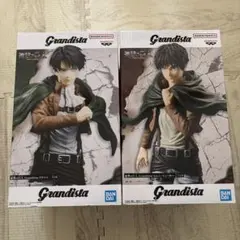 進撃の巨人 Grandista リヴァイ 、エレン フィギュア2体セット
