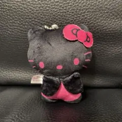 ハローキティ　ガチャ　ぬいぐるみボールチェーン2 ブラック