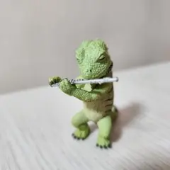 アニマルジャズ２　グリーンイグアナ　フルート　　フィギュア