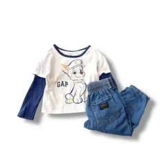 Tシャツ ズボン セット 【95/90cm】 チェイス デニムパンツ