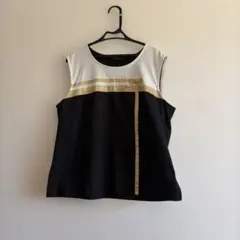 DAKS LINDON ノースリーブカットソー リボン L〜LL
