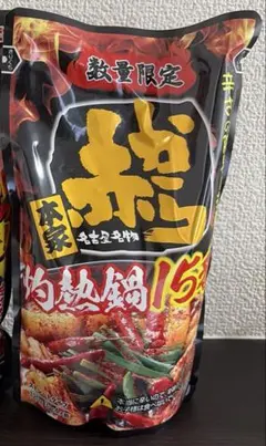 【訳あり品】イチビキ 赤から鍋スープ 15番 720g ストレートのサムネイル