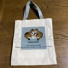 【未使用品】GUGUWORLD トートバッグ　眠る2匹の猫