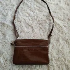 niko and ... ブラウンショルダーバッグ
