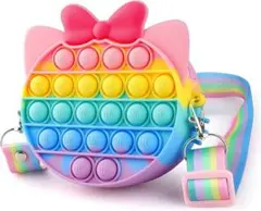 プッシュポップ バブル バッグ リュック 肩掛け ショルダー 猫 ねこ キティ