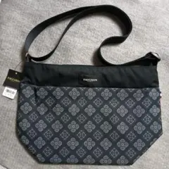 3000円 新品 FAUCHON フォション 軽量 ショルダーバッグ 小紋柄 黒のサムネイル