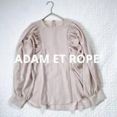 ADAM ET ROPE' ピンク 長袖ブラウス 通勤　春　アダムエロペ　フリー
